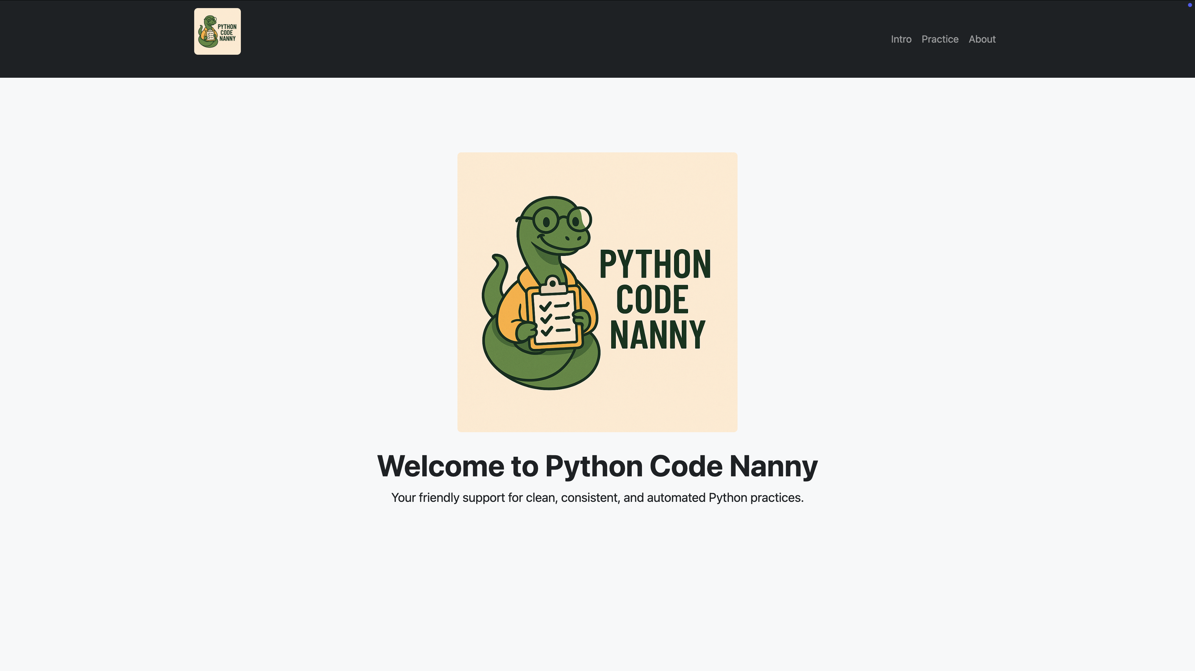 Python Cone Nanny placeholder